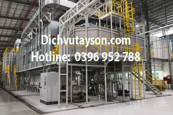 Nhận sơn lại dây chuyền máy cũ tại Hải Phòng