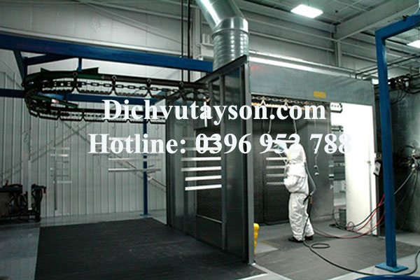 Sơn lại thiết bị máy ở Hải Phòng