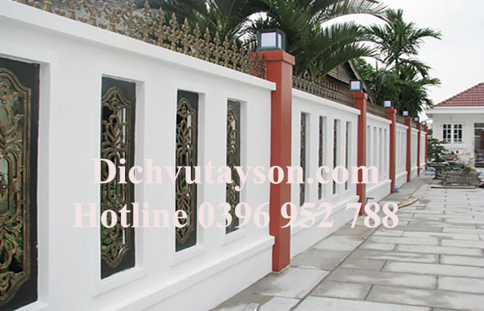 Giá thành dịch vụ tẩy sơn hàng rào Hải Phòng