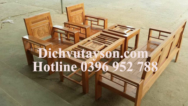Nhận sơn lại bàn ghế cũ tại Hải Phòng